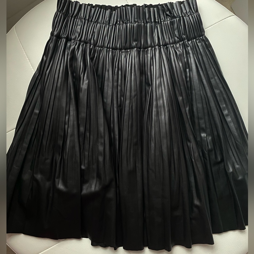 NWT Zara Faux Leather Skirt
